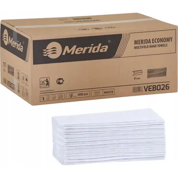 Papírové ručníky skládané ZZ bílé Merida VEB026 4000 ks