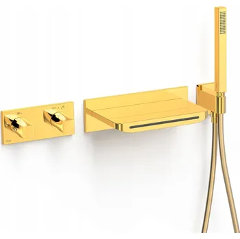 Vodovodní baterie TRES B-System Set podomítkové vanové a sprchové baterie 30725207OR