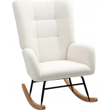 Křeslo Houpací křeslo Homcom bílé