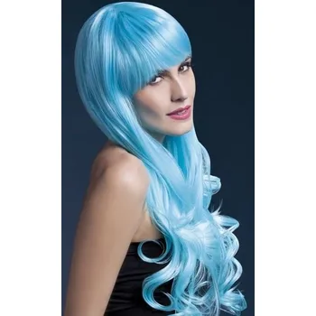 Karnevalová paruka Dámská paruka Emily (profesionální kvalita) - Odstíny modré
