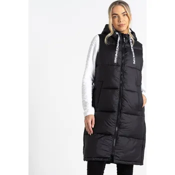 Dámská vesta Dámská zateplená vesta dlouhá s kapucí Society Dare 2b DWB316