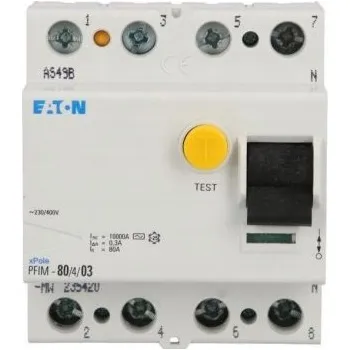 Proudový chránič Proudový chránič Eaton 230 V IP20 0 A