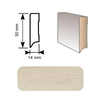 soklová lišta Soklová lišta RIGIT RS50 Dub Písečný