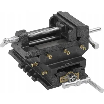 Svěrák Křížový svěrák litinový, čelisti 100 mm, rozevření 78 mm, posuv 80 mm