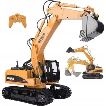 RC model auta BAGR NA DÁLKOVÉ OVLÁDÁNÍ S OVLADAČEM HUINA POHYBLIVÉ EL. COIL