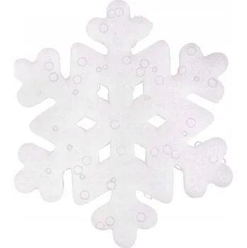 Vánoční dekorace Vánoční Koule hladká Hvězda 15 cm 1 ks