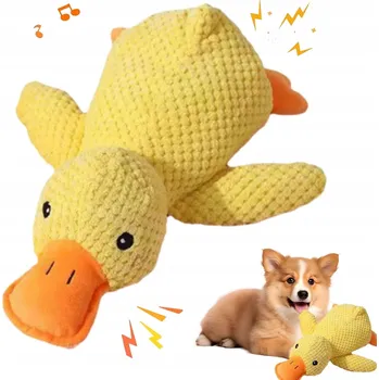 Hračka pro psa Kachna realistická hračka plyšová hračka přetahovadlo psa se zvukem 25 cm