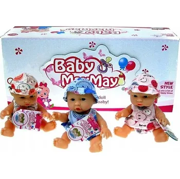 Panenka PANENKA MIMINKO V OBLEČENÍ 16CM 2 DRUHY