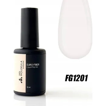 Lak na nehty Molekula Euro Fiber Gel FG1201 Clear, 12 ml