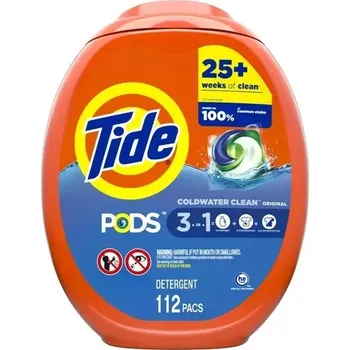 Prací prostředek Tide Cold Water Clean 112 ks Kapsle na praní