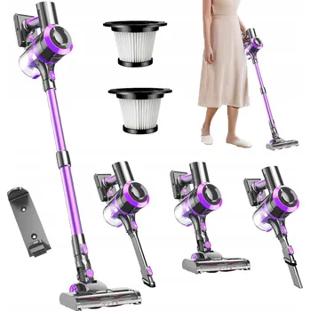 Vysavač TYČOVÝ VYSAVAČ MANTA BEZSÁČKOVÝ BÍLÝ RUČNÍ VÝKONNÝ 2V1 600W HEPA PRO DOMÁCNOST