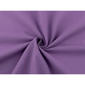 Bavlněná látka / plátno jednobarevná, střední, 21 (35) levandulová