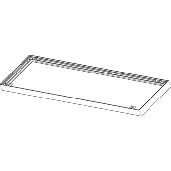 LED panel Panlux ALU rám 1200x300 výška 45mm na přisazenou montáž pro LED panel