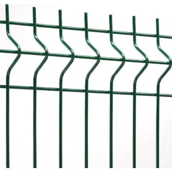 Plot Plotový panel BRAVO 3D poplastovaný 2430 mm v zelené barvě RAL 6005