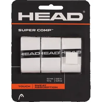 Sport Head Super Comp overgrip omotávka tl. 0,5 mm bílá balení 3 ks