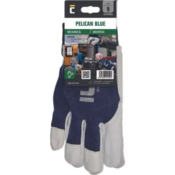 Pracovní rukavice CERVA GROUP a.s. | PELICAN BLUE s blistrem Normal - - / 7 / S / vícebarevné