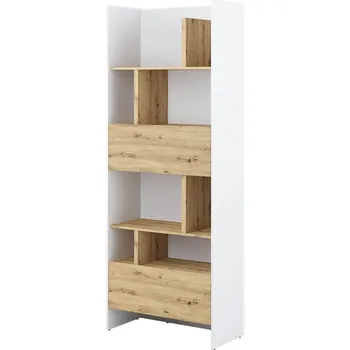 regál Regál Bed Concept - Lenart Bílá / Dub Artisan 84x218 cm