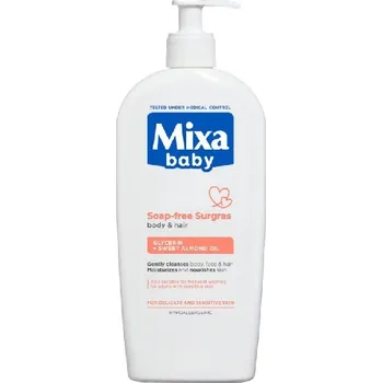 Dětský sprchový gel Mixa Extra Baby gel na tělo a vlásky 400 ml