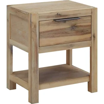 Noční stolek Noční stolek se zásuvkou 40 x 30 x 48 cm masivní akácie IM_245683