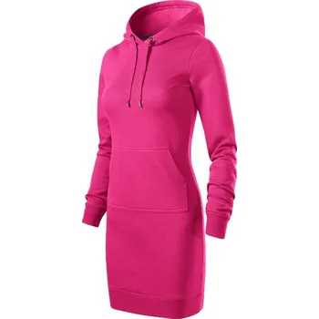 Dámská mikina MALFINI, a.s. Dámské mikinové šaty Snap purpurová Barva: purpurová, Velikost: 2XL