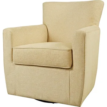 Křeslo Otočné křeslo Leith - Livin Hill Hořčicová 82,5x90 cm