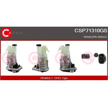 Posilovač řízení Hydraulické čerpadlo, řízení CASCO CSP71310GS
