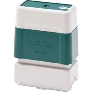 Razítko Brother 1438 - Razítko - naplněno inkoustem - zelená - individuální text - 14 x 38 mm (balení 6) - pro StampCreator PRO SC-2000, PRO SC-2000USB