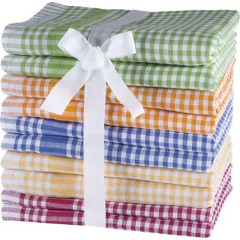 decoDoma Sada bavlněných kuchyňských utěrek 52726 50 x 70 cm 10 ks