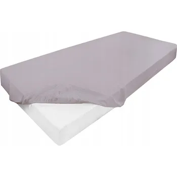 Prostěradlo Prostěradlo jersey 90/100x190/200 cm šedé s lycrou, s gumou