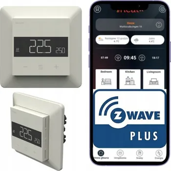 IP kamera Termostat heatit Z-TRM6 RAL 9010 Z-Wave