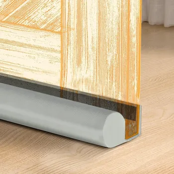 Obraz Průvanová a zvukotěsná těsnicí lišta pod dveře, 100 cm, šedá