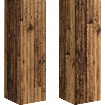 Televizní stolek TV stolek 2 ks Staré dřevo 30 x 31 x 100 cm