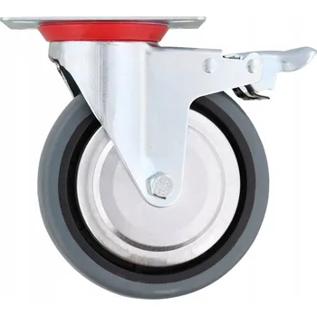 Pojezdové kolečko Otočné kolečko 150 mm s brzdou 80 kg PRO VOZÍK