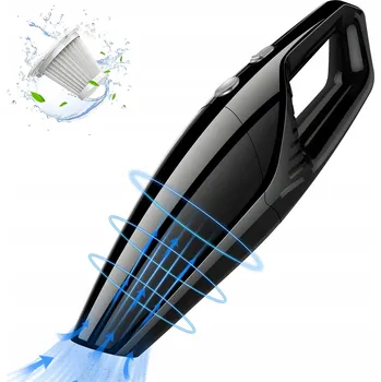 Vysavač Bezsáčkový Vysavač do auta Hepa filtr výkonný 120 W + nástavce