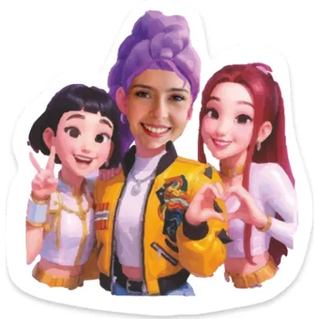 Dortová svíčka Personal Personalizovaný zápich na dort - KPop Demon Hunters