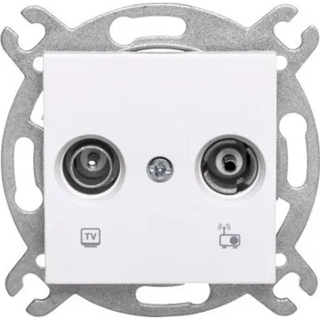 Elektrická zásuvka Anténní zásuvka Panasonic bílá