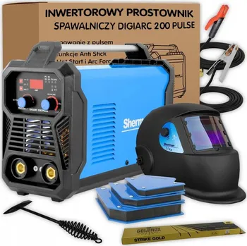 Svářečka Sada Sherman Svařovací stroj DIGIARC 200 Pulse TIG LIFT