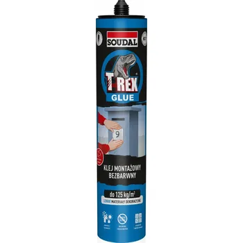 Průmyslové lepidlo Soudal T-Rex bezbarvé montážní lepidlo - 310 g 127047