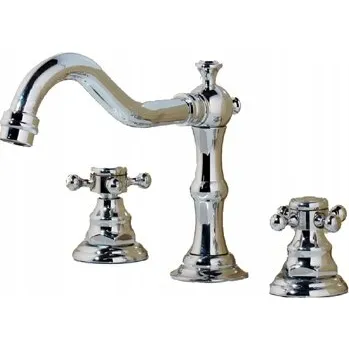 Vodovodní baterie Umyvadlová baterie stojánková LAUFERI ELENE stříbrná