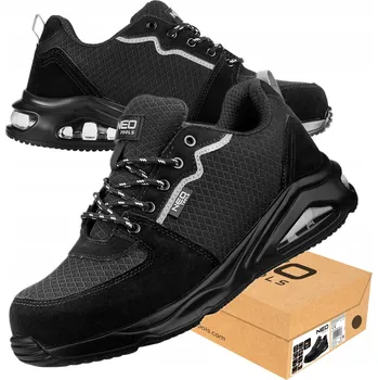 Pracovní obuv NEO PÁNSKÉ PRACOVNÍ BOTY AIRBAG LEHKÁ PODRÁŽKA AIR S KOVOVOU ŠPIČKOU vel. 44