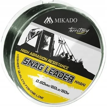 Šípová Vlasec Mikado khaki 0,6 mm x 80 m