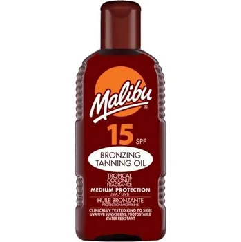 Opalování Olej na opalování Malibu SPF 15 200 ml