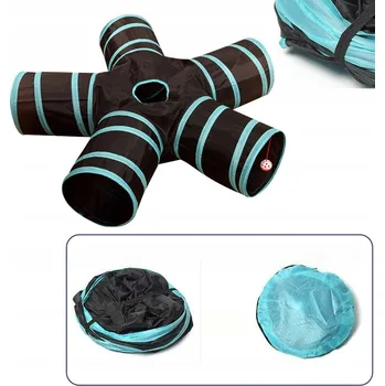 Hračka pro kočku Hračka pro kočky Tunel 5cestný tunel pro kočky na hraní Skládací tunel