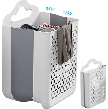 Koš na prádlo Skládací koš na prádlo, velký kontejner na špinavé prádlo, ORGANIZÉR do KOUPELNY
