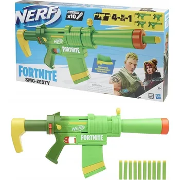 NERF FORTNITE SMG-ZESTY ELITE + TERČE + 50 NÁBOJŮ