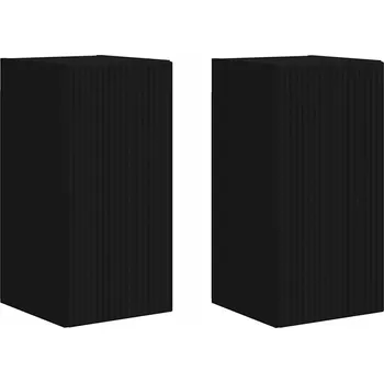 Televizní stolek TV stolek 2 ks Černý 30 x 31 x 60 cm