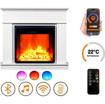 Elektrický krb DLC Home Alegre Striped EF 3