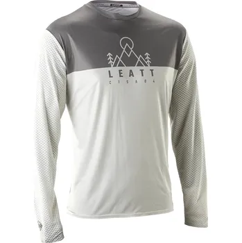 cyklistický dres Dres - LEATT MTB Trail 3.0 Ls 2025 - Cream White L