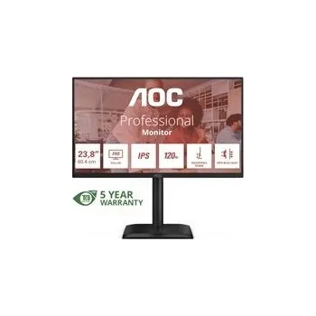 Monitor AOC LCD 24E4U 23,8" IPS/1920x1080@120Hz/4ms/300cd/VGA/HDMI/DP/4xUSB/Repro/Pivot/HAS/VESA (24E4U)