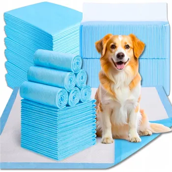 Kosmetika pro psa HYGIENICKÉ PODLOŽKY PRO PSY, ABSORPČNÍ PODLOŽKY PRO PSY NA ČURÁNÍ 60 x 60 cm, 100 ks